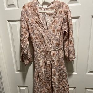 Vince Dahlia long sleeve dress size S
